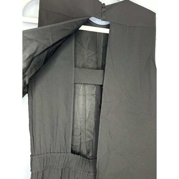 BCBGMAXAZRIA Mirabella Jumpsuit XS Open Back Sleeveless Sequins New Years Party - Picture 9 of 16